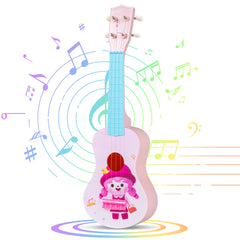 Toddler Ukulele with 4 Nylon Strings and 12 Frets