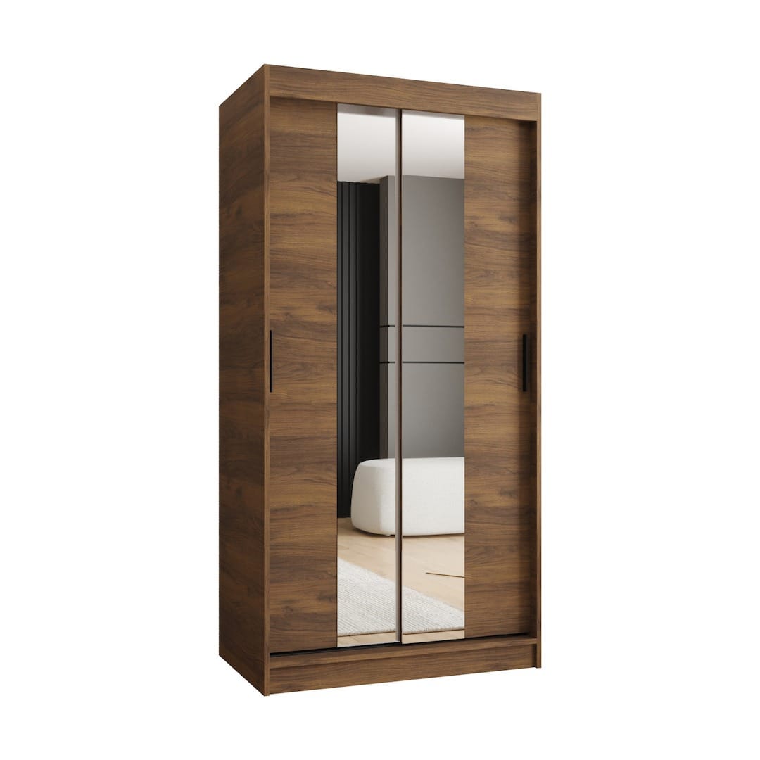 Rubino T1 Sliding Door Wardrobe 100cm