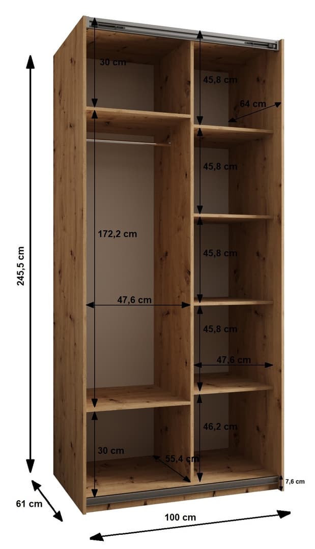 Trosa Sliding Door Wardrobe product image