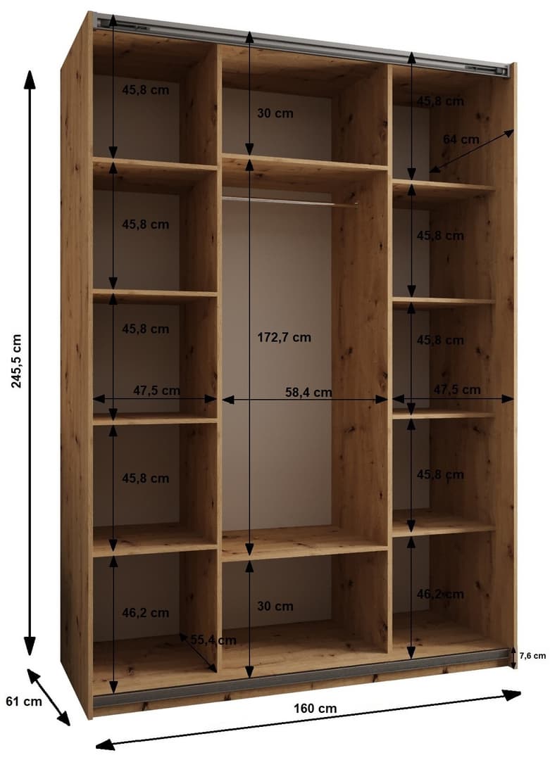 Trosa Sliding Door Wardrobe product image