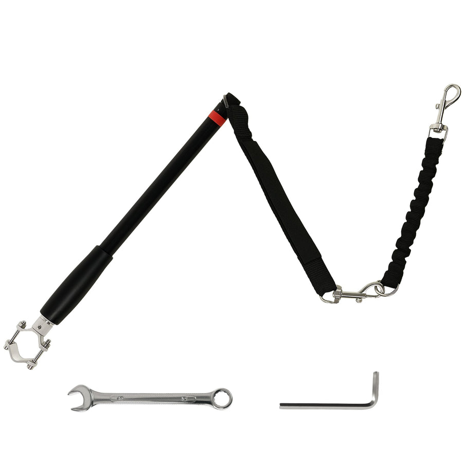PawHut Dog Lead for Bicycle, Dog Leash for Cycling, Training, Jogging, Black