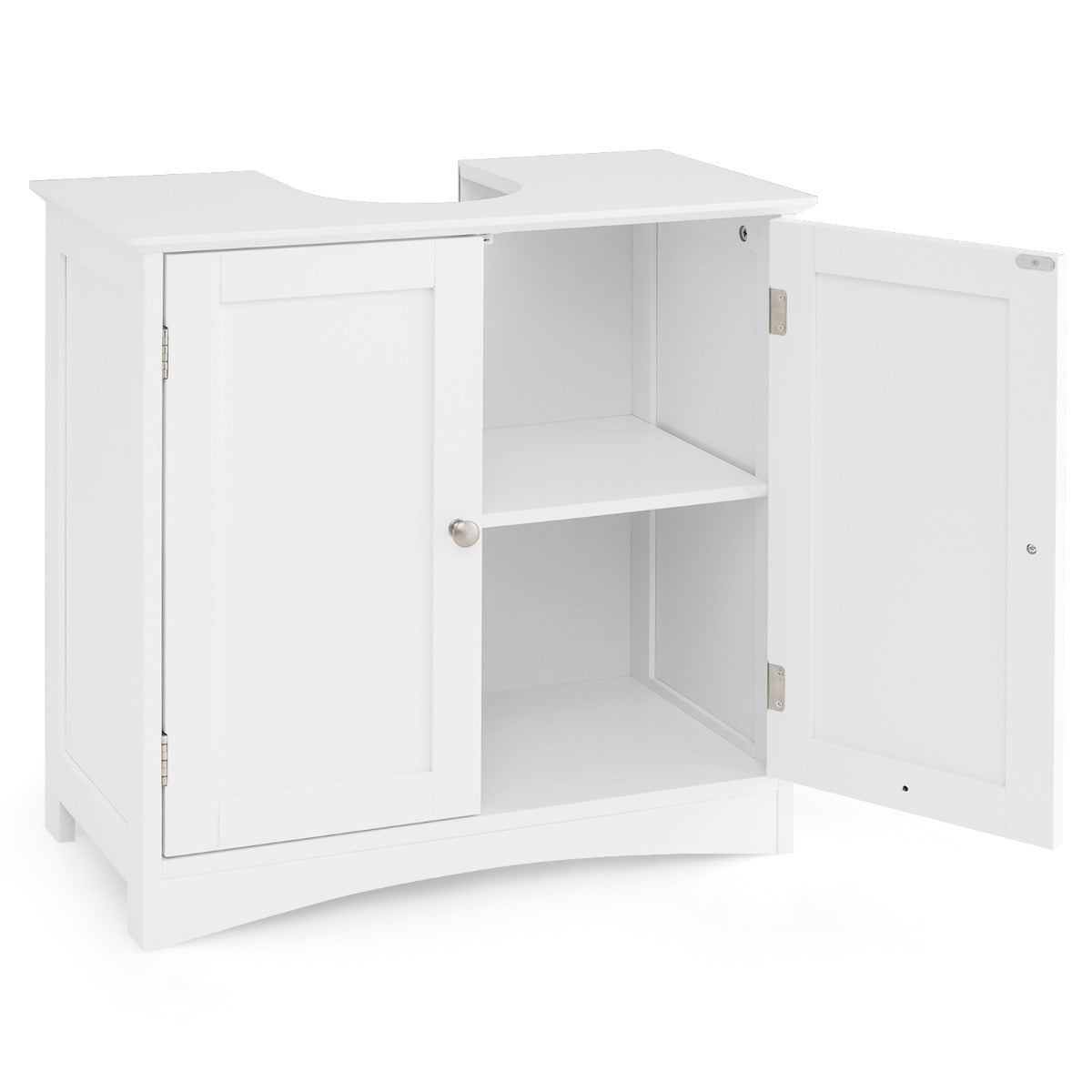 Under Sink Cabinet Freestanding Bathroom Vanity Cabinet-White