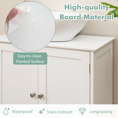Under Sink Cabinet Freestanding Bathroom Vanity Cabinet-White