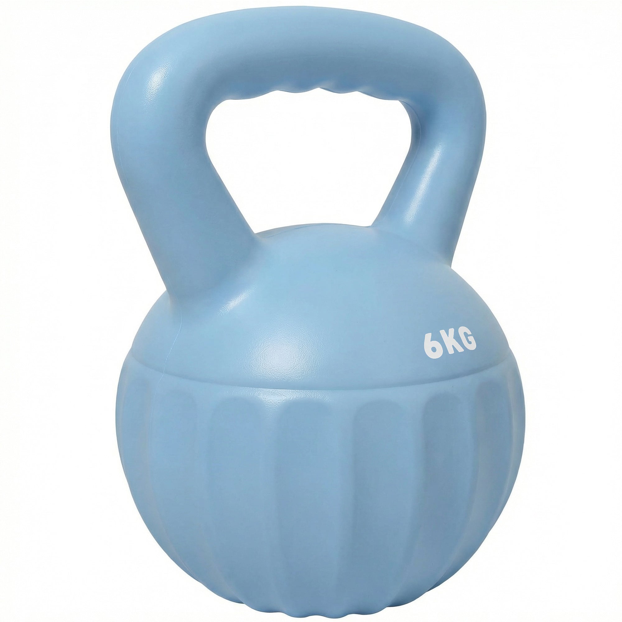 SPORTNOW Kettlebell for Strength Training Kettle Bell with Non-Slip Handle 6 kg Blue