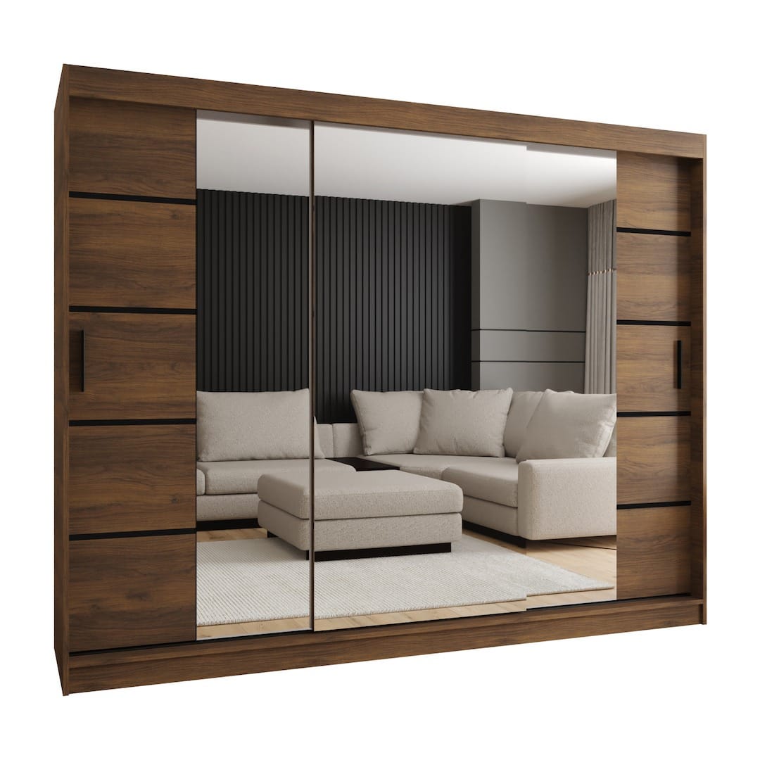 Rubino V4 Sliding Door Wardrobe 250cm