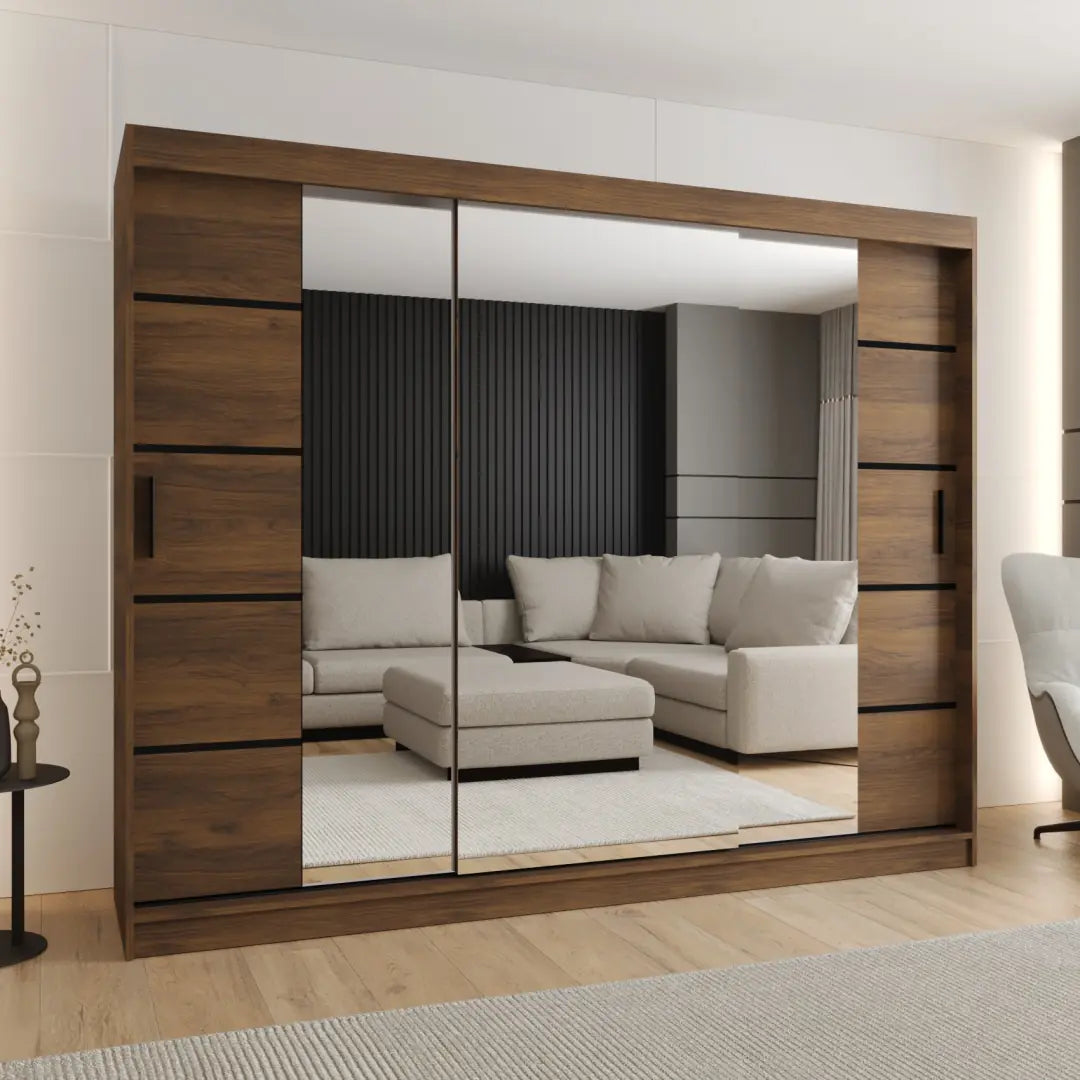 Rubino V4 Sliding Door Wardrobe 250cm