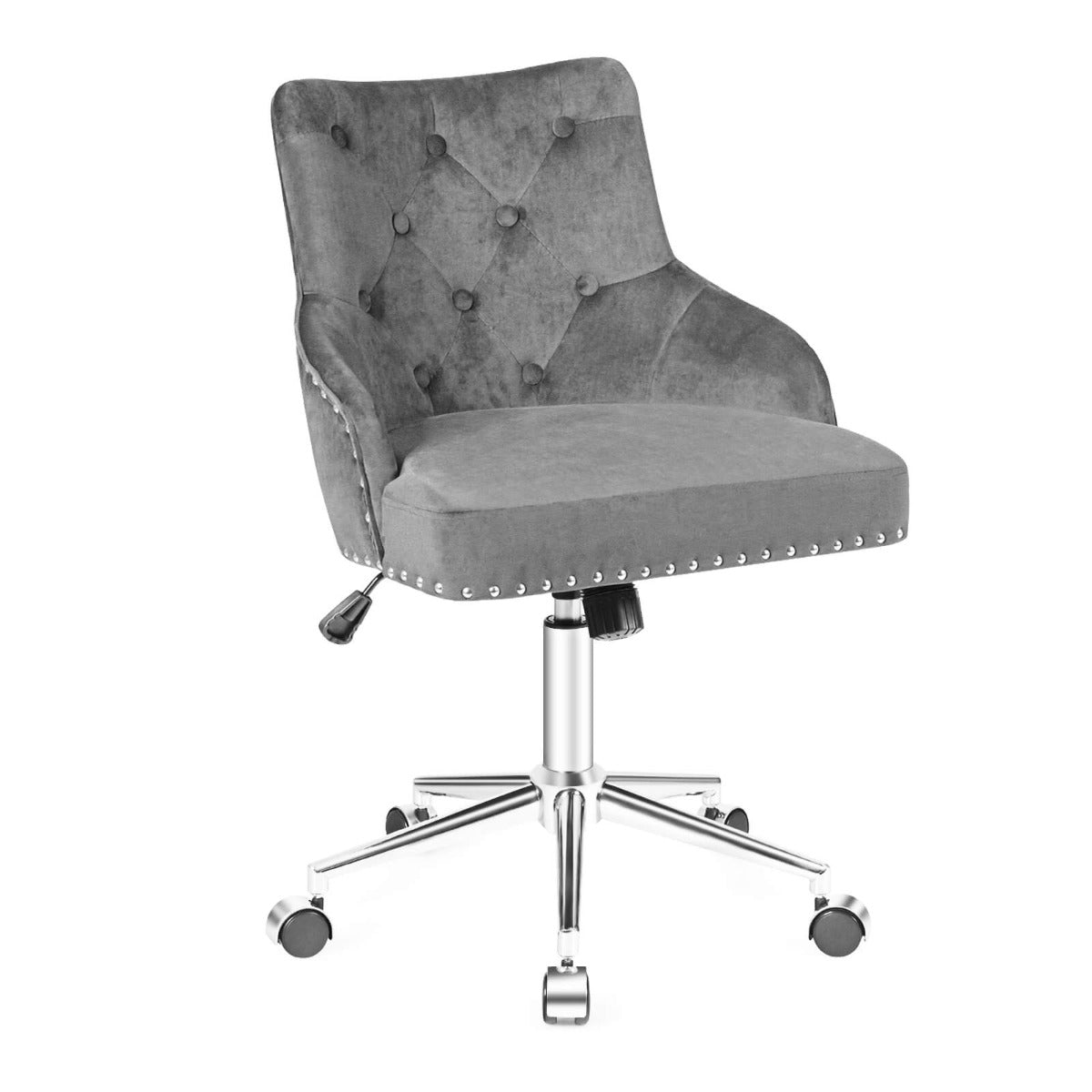 Adjustable 360¬∞ Swivel Accent Armchair-Grey