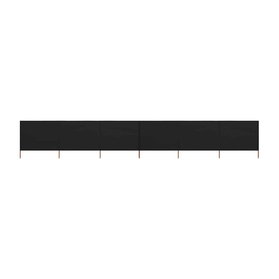 6-panel Wind Screen Black