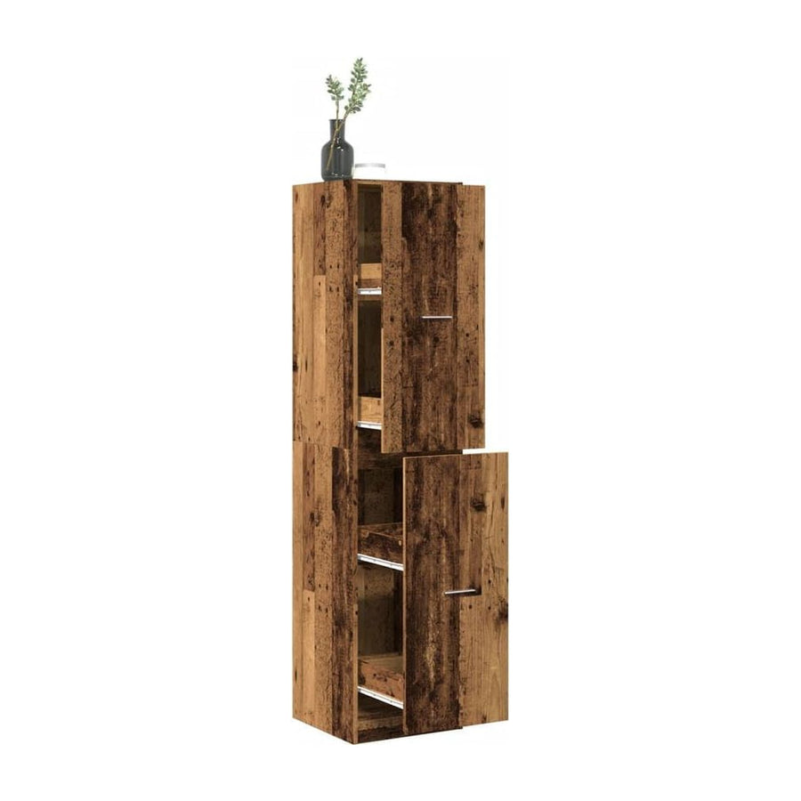 Apothecary Cabinet Old Wood Engineered Wood