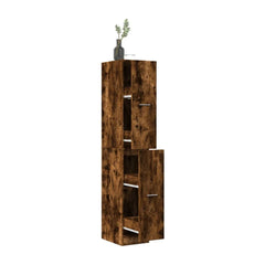 Apothecary Cabinet Smoked Oak Engineered Wood