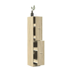 Apothecary Cabinet Sonoma Oak Engineered Wood