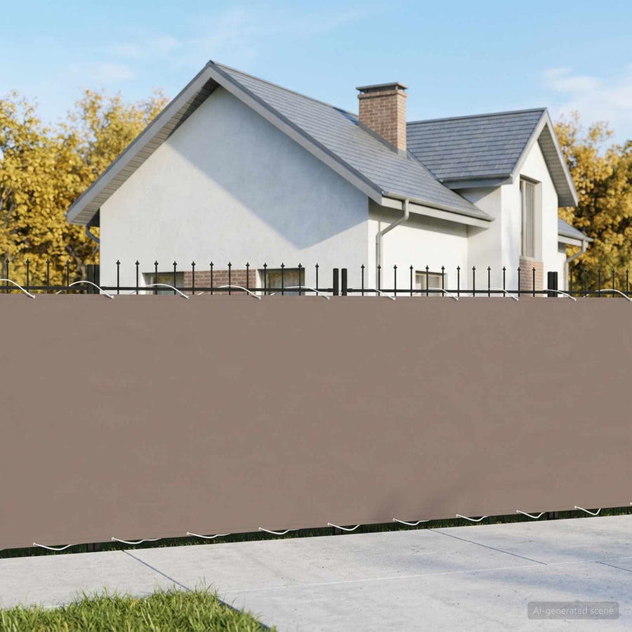 Balcony Privacy Screen with PU Coated Taupe