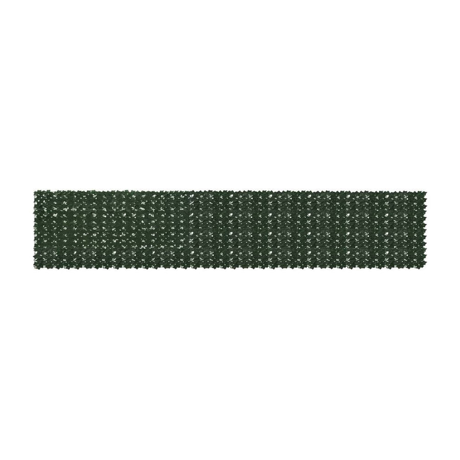Balcony Screen with Leaves Dark Green