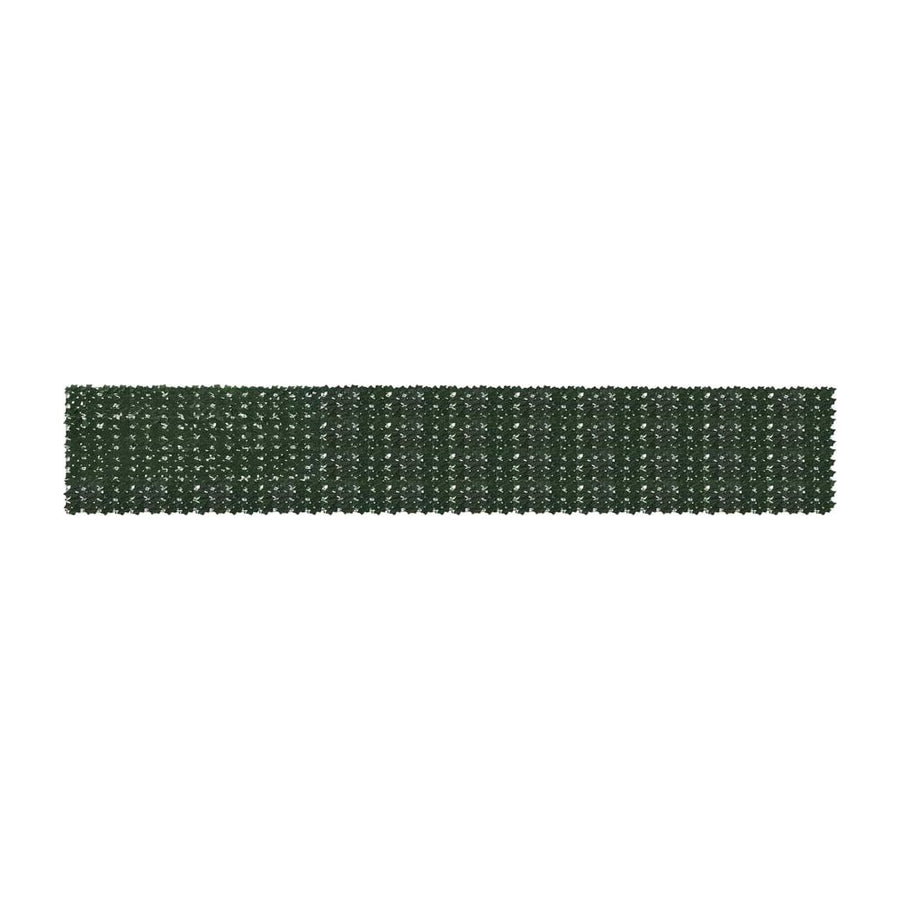 Balcony Screen with Leaves Dark Green