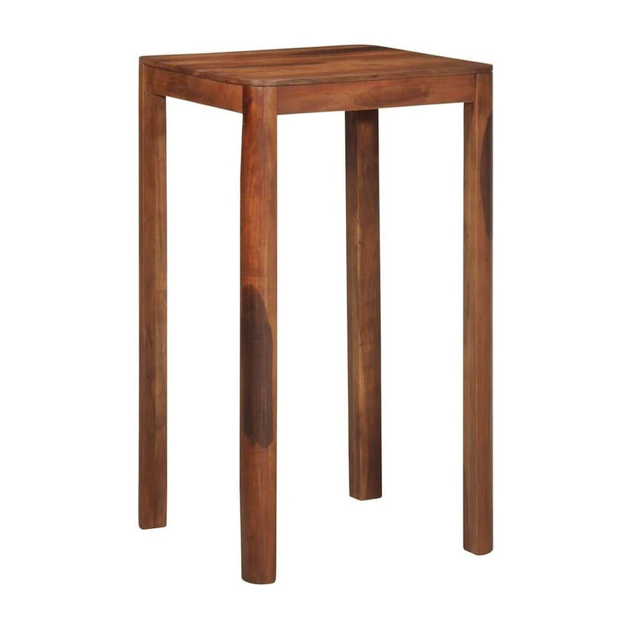 Bar Table Solid Wood Acacia