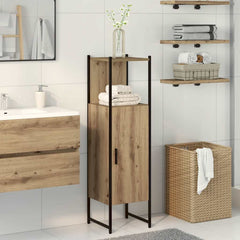 Bathroom Cabinet Artisan Oak Engineered Wood