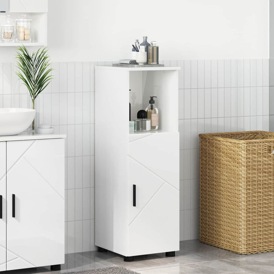 Bathroom Cabinet High Gloss White