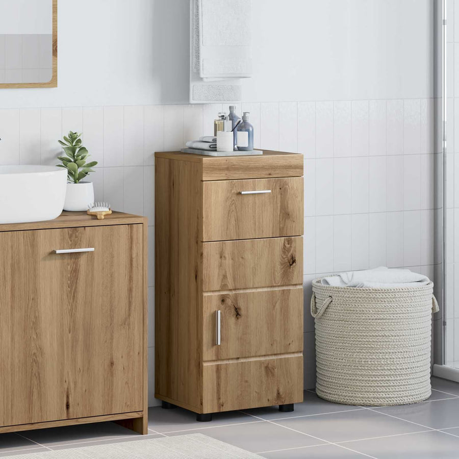 Bathroom Cabinet Set TULUM Artisan Oak