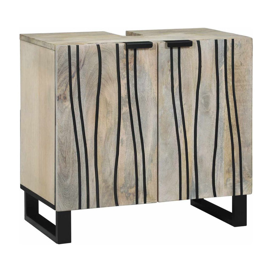 Bathroom Sink Cabinet White Engineered Wood