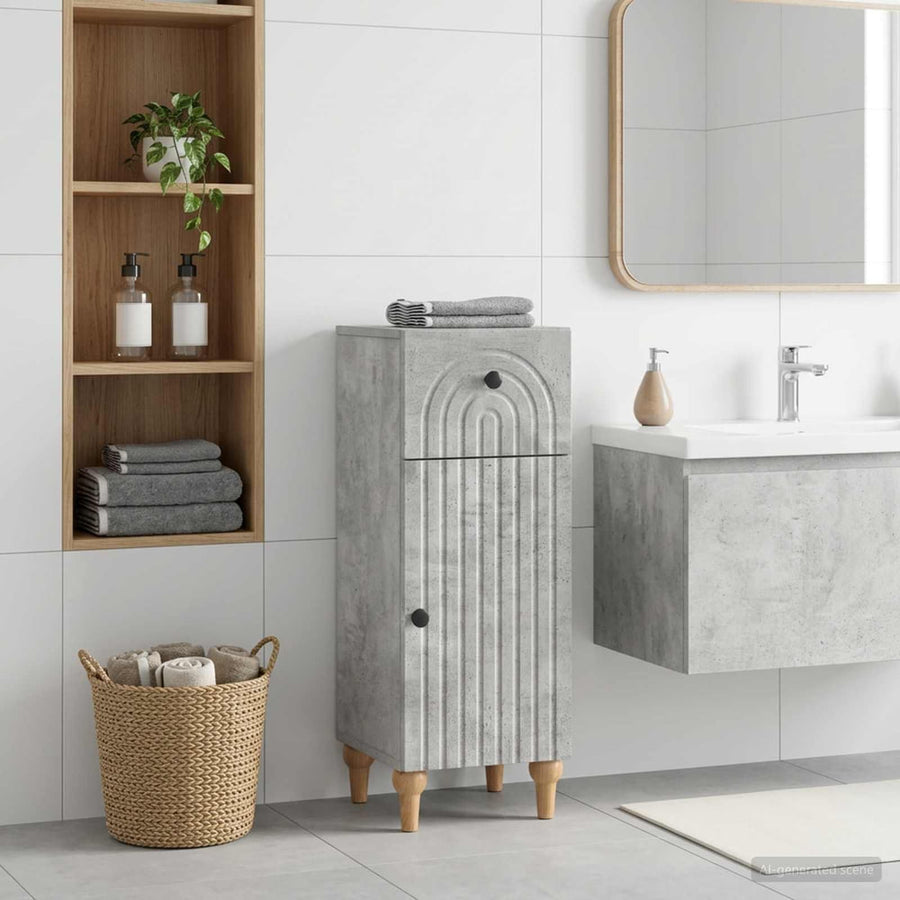 Bathroom Storage Cainet ALKMAAR Concrete Grey