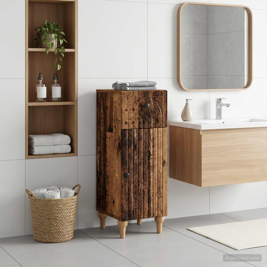Bathroom Storage Cainet ALKMAAR Old Wood