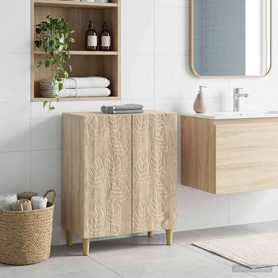Bathroom Storage Cainet DELFT Sonoma Oak