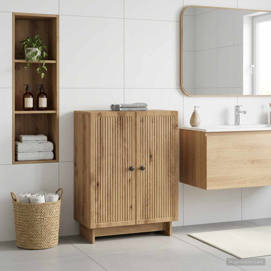 Bathroom Storage Cainet EDE Artisan Oak
