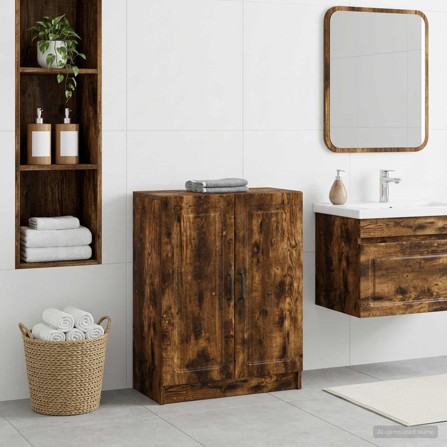 Bathroom Storage Cainet UTRECHT Smoked Oak