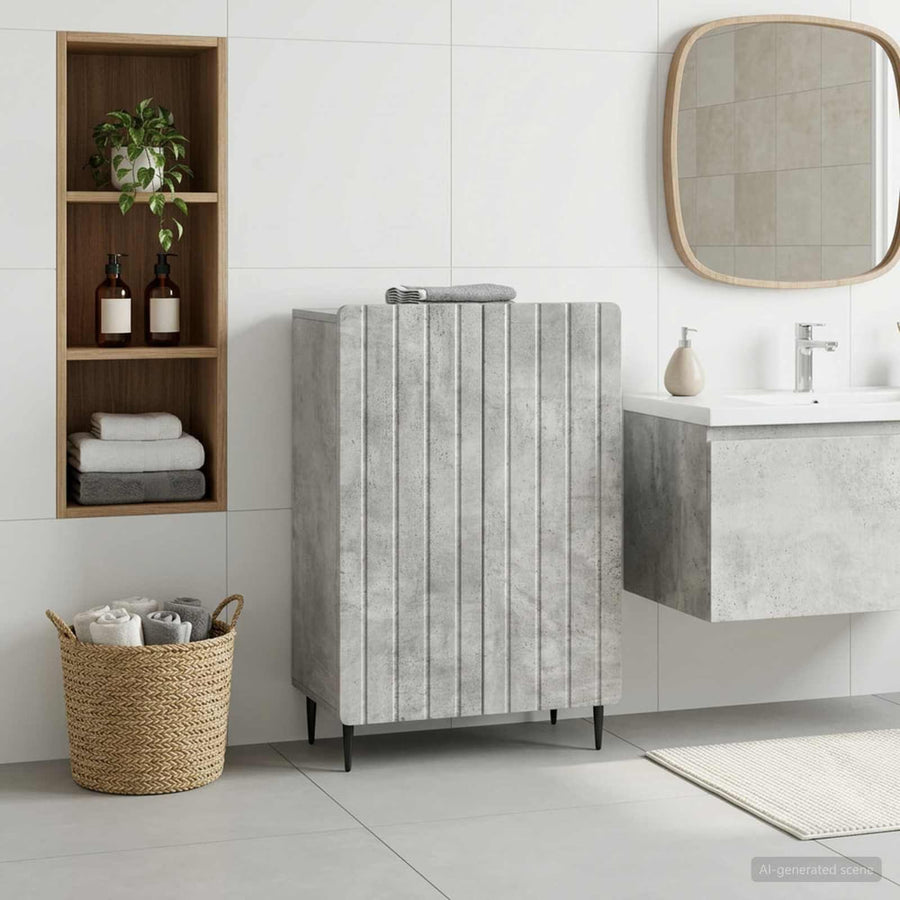 Bathroom Storage Cainet ZWOLLE Concrete Grey