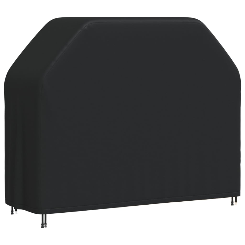 vidaXL BBQ Cover 162x61x122 cm Black 420D Oxford 1