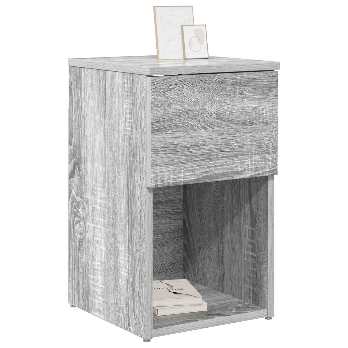 Bed Cabinet Grey Sonoma Engineered Wood image