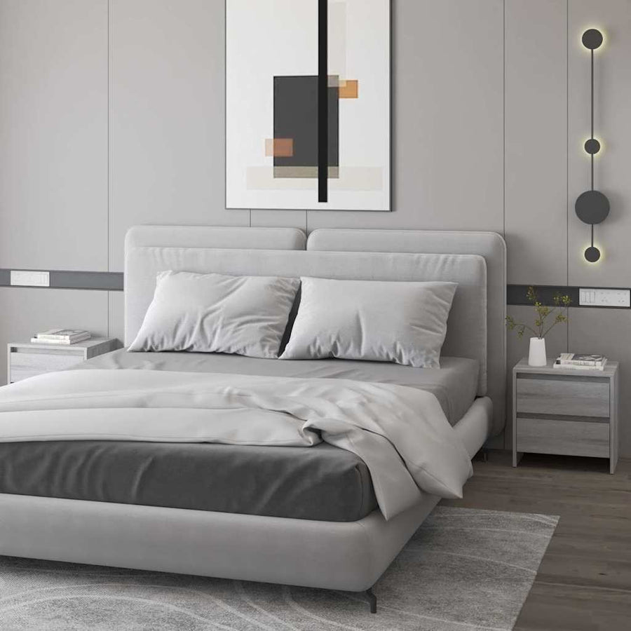 Bedside Cabinets 2 pcs Grey Sonoma