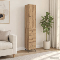 Cabinet Set 2 pcs Engineered Wood