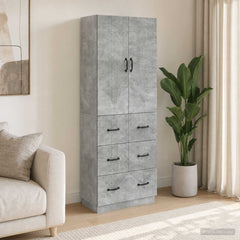 Cabinet Set 2 pcs Engineered Wood