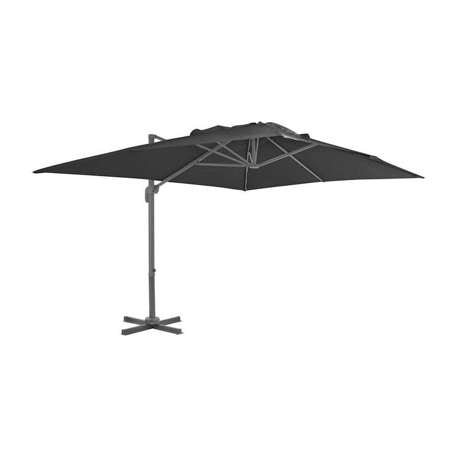 Cantilever Garden Parasol with Pole Anthracite