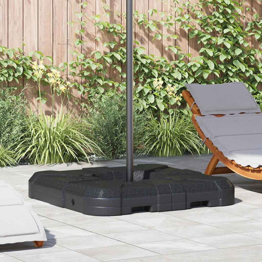 Cantilever Umbrella Base 110kg Black High-density Polyethylene