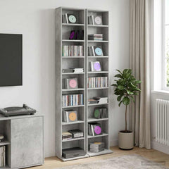 CD Cabinet 2 pcs Concrete Grey