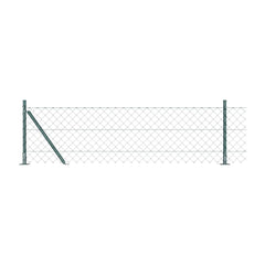 Chainlink Fence with Concrete Base PVC-Coated Steel