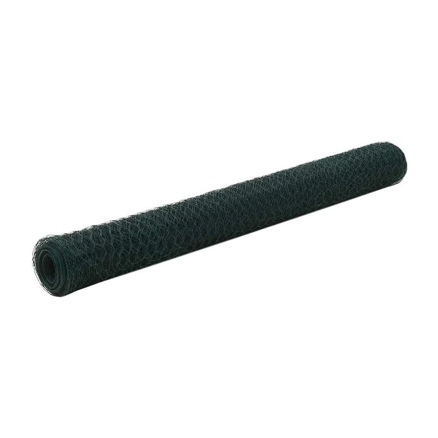 Chicken Wire Fence with PVC Coating Green