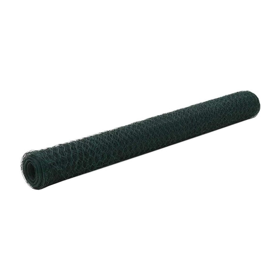 Chicken Wire Fence with PVC Coating Green