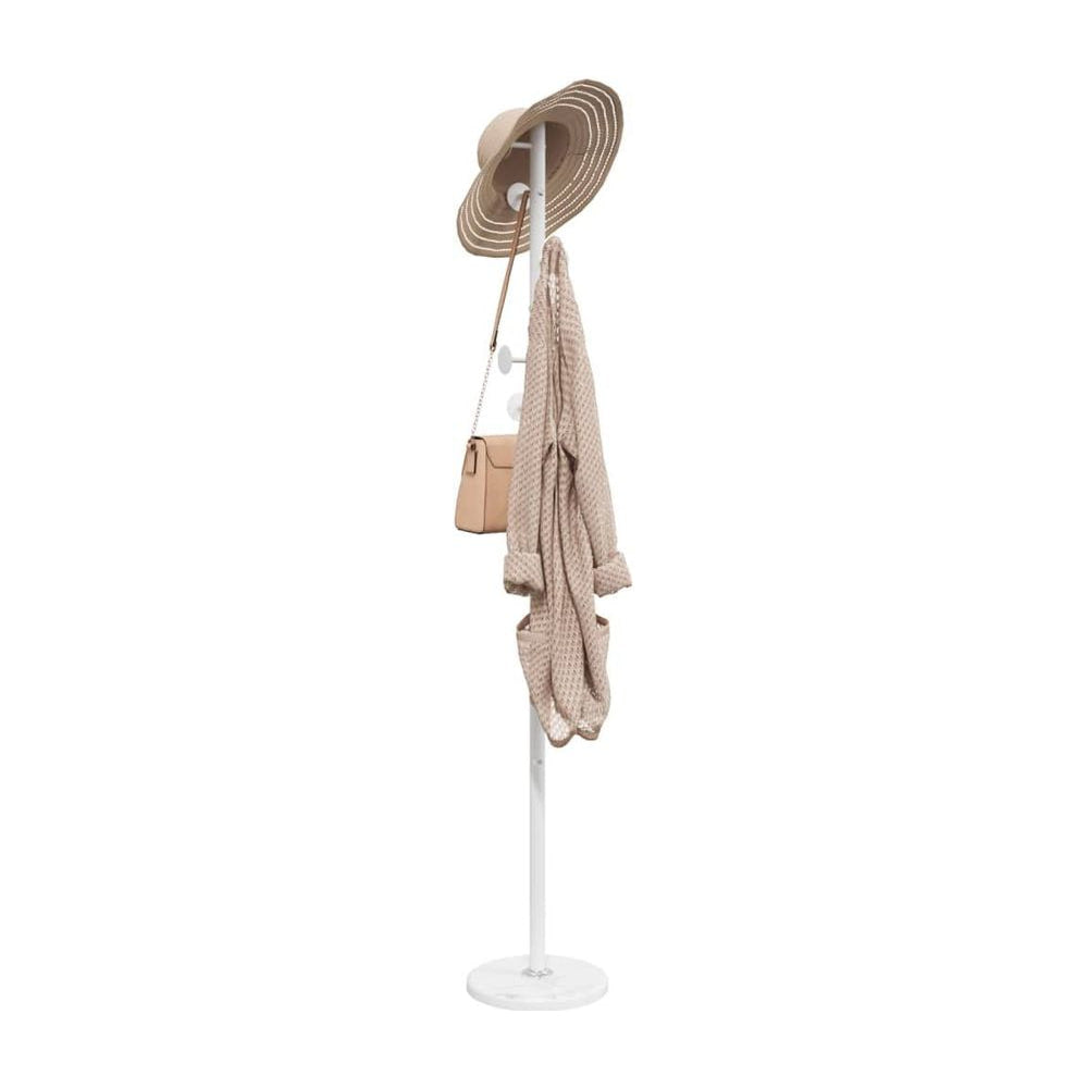 Coat Stand White 176 cm Powder-coated Iron