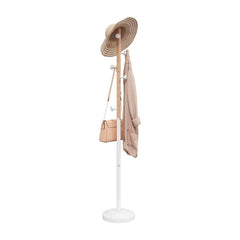 Coat Stand White 177 cm Powder-coated Iron
