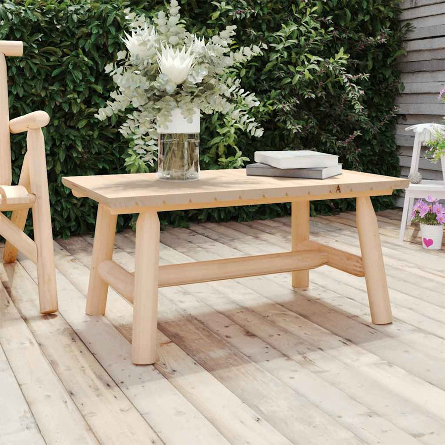 Coffee Table Solid Wood Spruce