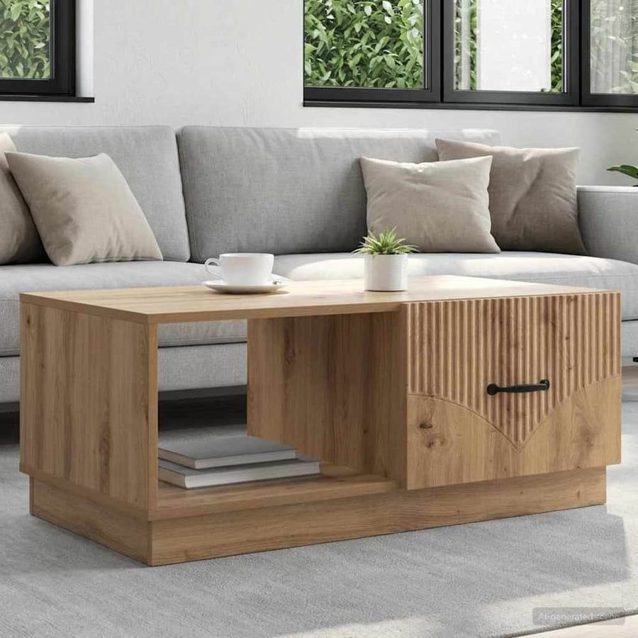 Coffee Table Artisan Oak Engineered Wood