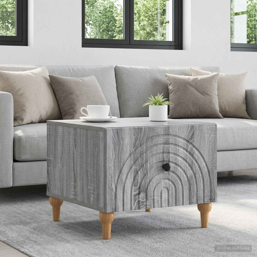Coffee Table Grey Sonoma Engineered Wood