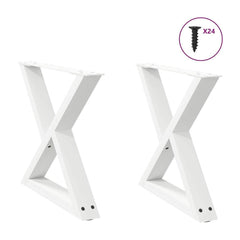 Coffee Table Legs 2 pcs White
