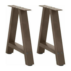 Coffee Table Legs A-Shaped 2 pcs Steel