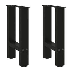 Coffee Table Legs Black 2 pcs