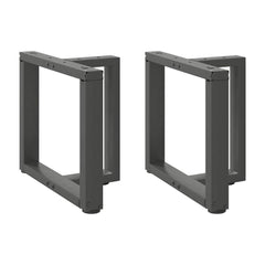 Coffee Table Legs T-Shaped 2 pcs Anthracite