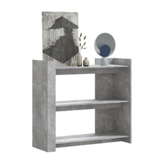 Console Table Concrete Grey Engineered Wood